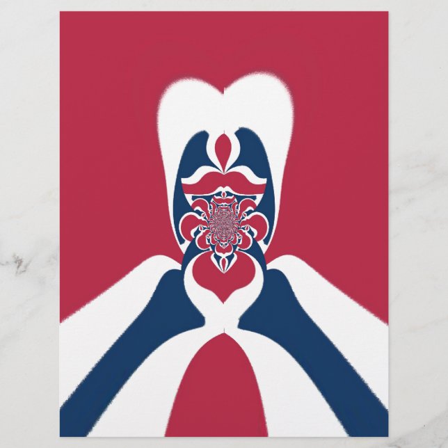 Phantastische Abstrakte E.T. Art Print (Vorderseite)
