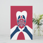 Phantastische Abstrakte E.T. Art Print Briefpapier (Stehend Vorderseite)