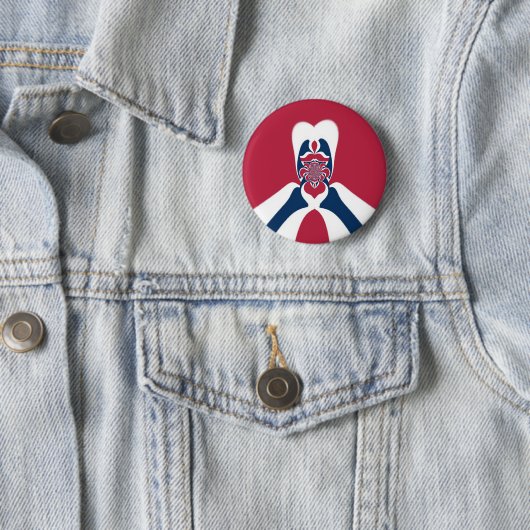 Phantastische Abstrakte E.T. Art Print Button (Beispiel)