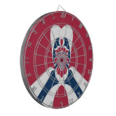 Phantastische Abstrakte E.T. Art Print Dartscheibe (Vorderseite Links)