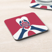 Phantastische Abstrakte E.T. Art Print Getränkeuntersetzer (Linke Seite)