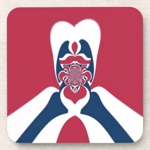 Phantastische Abstrakte E.T. Art Print Getränkeuntersetzer