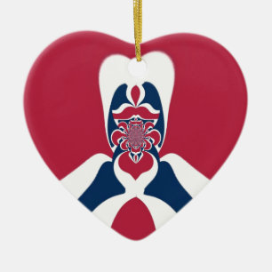 Phantastische Abstrakte E.T. Art Print Keramikornament