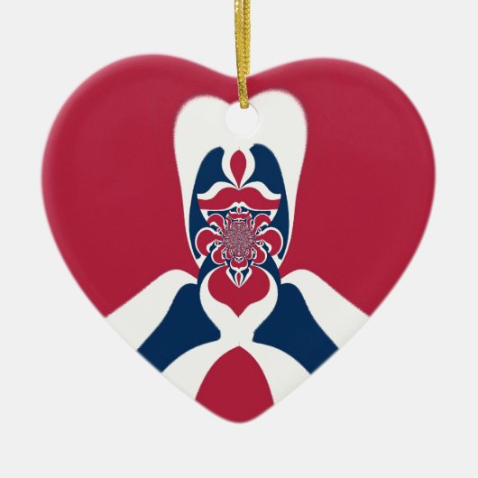 Phantastische Abstrakte E.T. Art Print Keramikornament (Vorne)