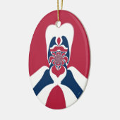 Phantastische Abstrakte E.T. Art Print Keramikornament (Links)