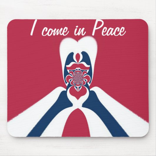 Phantastische Abstrakte E.T. Art Print Mousepad (Vorne)