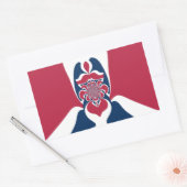 Phantastische Abstrakte E.T. Art Print Rechteckiger Aufkleber (Umschlag)