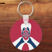 Phantastische Abstrakte E.T. Art Print Schlüsselanhänger (Vorderseite)