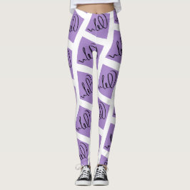 Phantastische Abstrakte Kunst drucken Leggings
