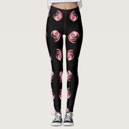 Phantastische Abstrakte Kunst Spiraldrucken Leggin Leggings