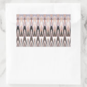 Phantastische Abstrakte Musterkunst Rechteckiger Aufkleber (Tasche)