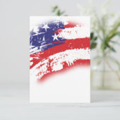 Phantastische Abstrakte US-Flagge unglaublich (Stehend Vorderseite)