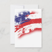 Phantastische Abstrakte US-Flagge unglaublich (Rückseite)