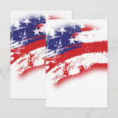 Phantastische Abstrakte US-Flagge unglaublich (Vorne/Hinten)