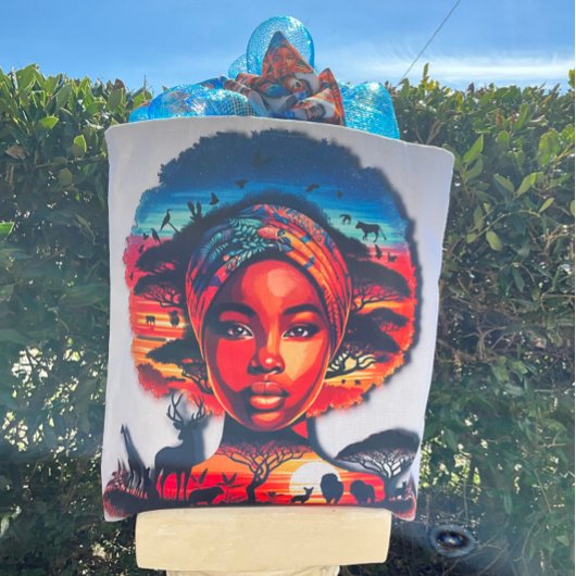 Phantastische afrikanische Schönheit feiern Tasche