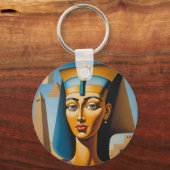 Phantastische ägyptische Königin Schlüsselanhänger (Vorderseite)