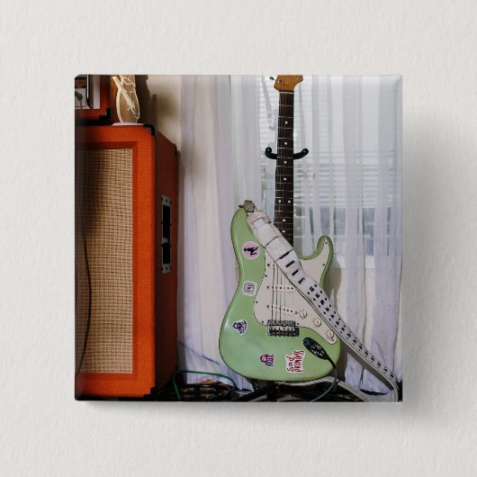 Phantastische akustische Gitarre Button (Vorderseite)