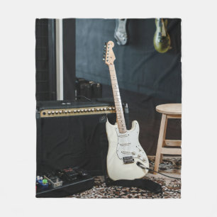Phantastische akustische Gitarre Fleecedecke