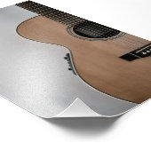 Phantastische akustische Gitarre Fotodruck (Ecke)