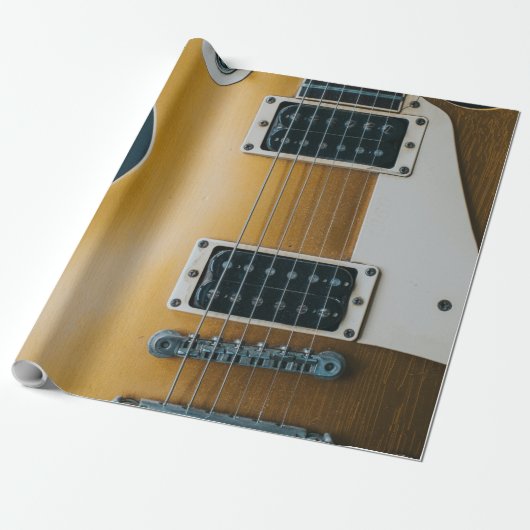 Phantastische akustische Gitarre Geschenkpapier (Ungerollt)