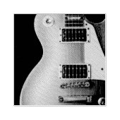 Phantastische akustische Gitarre Gummistempel (Prägung)