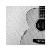 Phantastische akustische Gitarre Gummistempel (Prägung)