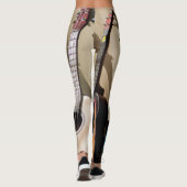 Phantastische akustische Gitarre Leggings (Rückseite)