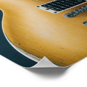 Phantastische akustische Gitarre Poster (Ecke)