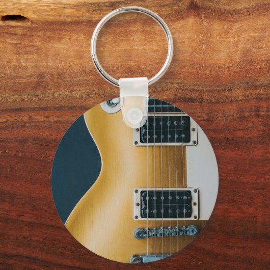 Phantastische akustische Gitarre Schlüsselanhänger (Vorderseite)