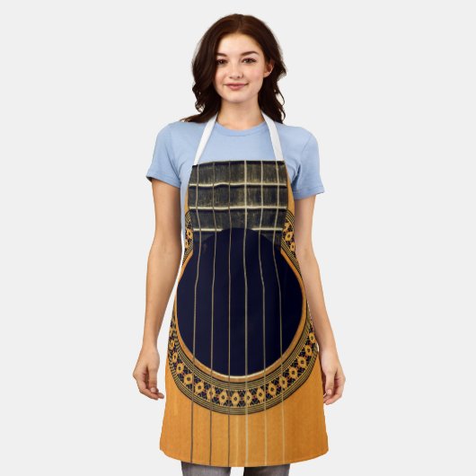 Phantastische akustische Gitarre Schürze (Getragen)