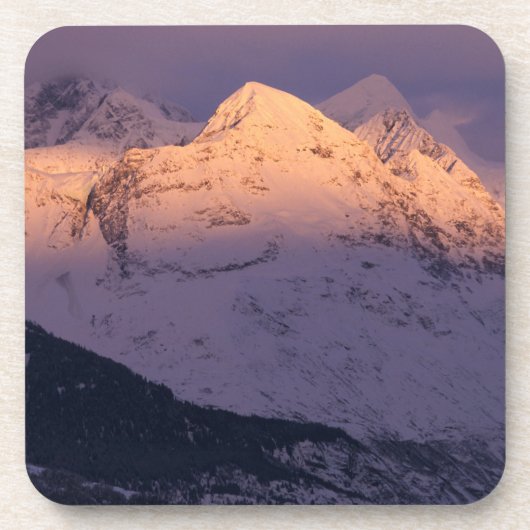 Phantastische Alpengabe Untersetzer (Vorderseite)