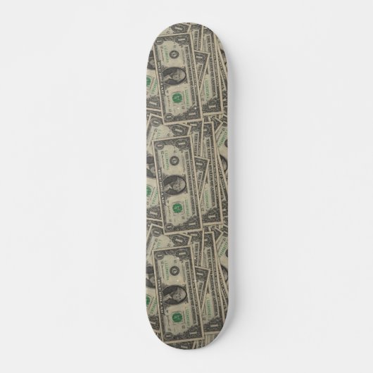 Phantastische alte Dollars Skateboard (Vorne)