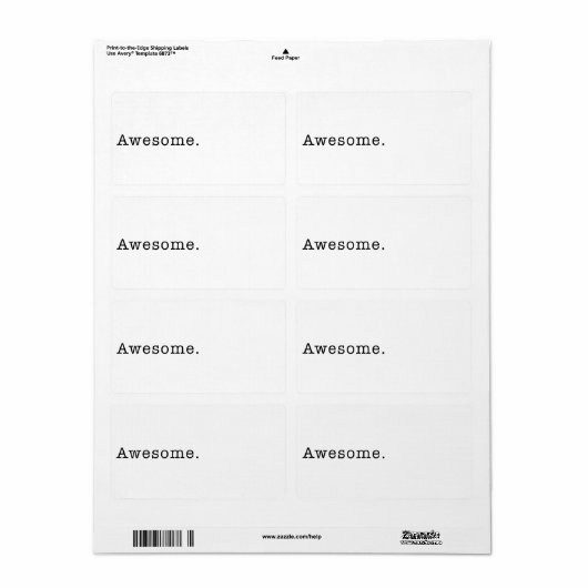 Phantastische Angebotsvorlage schwarz und weiß (Vorne)