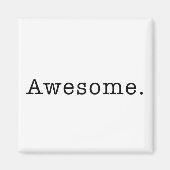 Phantastische Angebotsvorlage Schwarz-weiß Magnet (Vorne)