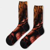 Phantastische Anordnung Rust Akzentuieren Vintage Socken (Linkes Detail)