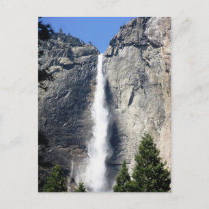 Phantastische Ansicht von Yosemite Falls Postkarte
