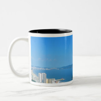 Phantastische Ansicht Zweifarbige Tasse
