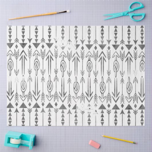 Phantastische Aquarellpfeifen Spritzer grau Seidenpapier (Basteln)