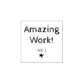 Phantastische Arbeit! Briefmarke Gummistempel (Prägung)