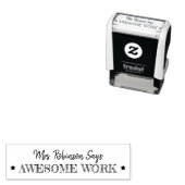 Phantastische Arbeit | Personalisierte Lehrkräfte Permastempel (Beispiel)