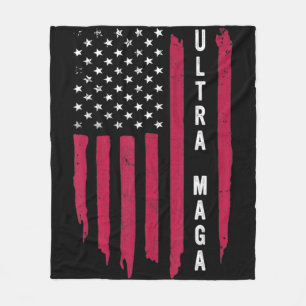 Phantastische Ausfahrt aus US-amerikanischer Flagg Fleecedecke