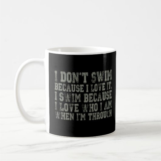 Phantastische Aussage zum Schwimmen Kaffeetasse (Links)