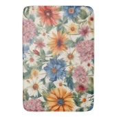 Phantastische Ausschreibung Sommergarten Blume Badematte (Vorderseite Vertikal)