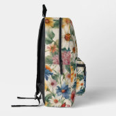 Phantastische Ausschreibung Sommergarten Blume Bedruckter Rucksack (Links)