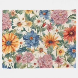 Phantastische Ausschreibung Sommergarten Blume Fleecedecke