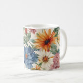 Phantastische Ausschreibung Sommergarten Blume Kaffeetasse (VorderseiteRechts)