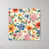 Phantastische Ausschreibung Sommergarten Blume Leinwanddruck (Vorderseite)