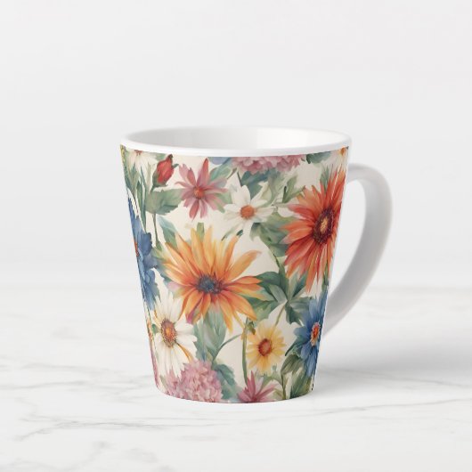 Phantastische Ausschreibung Sommergarten Blume Milchtasse (Rechte Ecke)