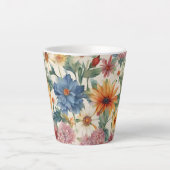 Phantastische Ausschreibung Sommergarten Blume Milchtasse (Vorderseite)