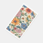 Phantastische Ausschreibung Sommergarten Blume Serviette (Ecke)